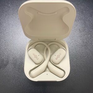 Beige Shokz OpenFit Headphones